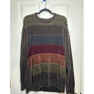 Vintage David Taylor Multicolor Knit‎ Sweater Size XL